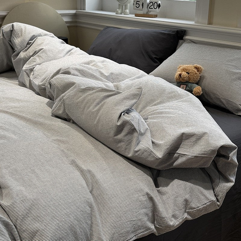 Plaid Cotton Bed Set