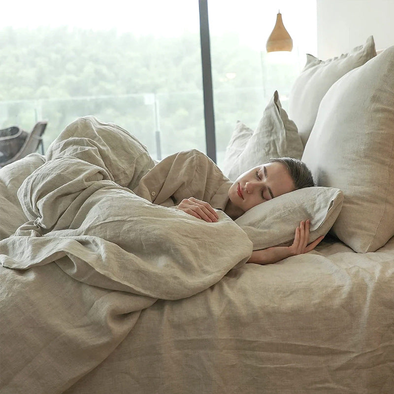 Pure Linen Four-Piece Bedding Set