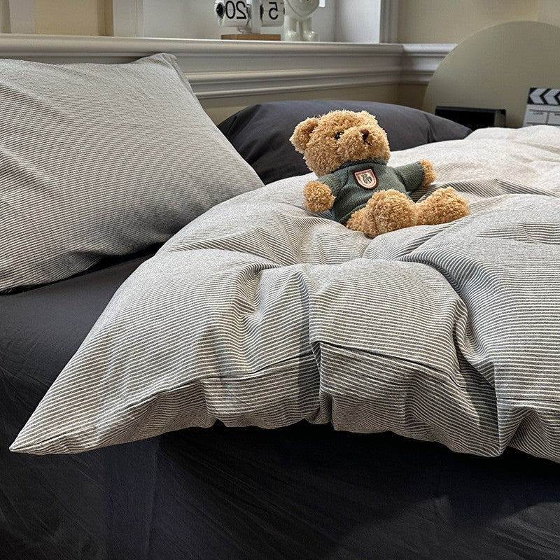 Plaid Cotton Bed Set