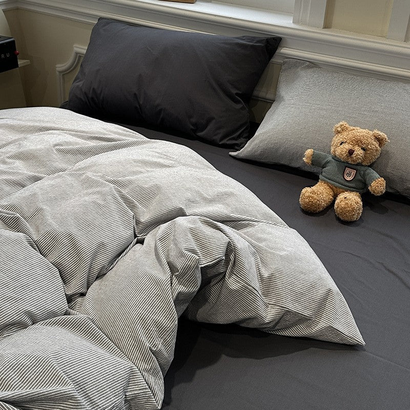 Plaid Cotton Bed Set