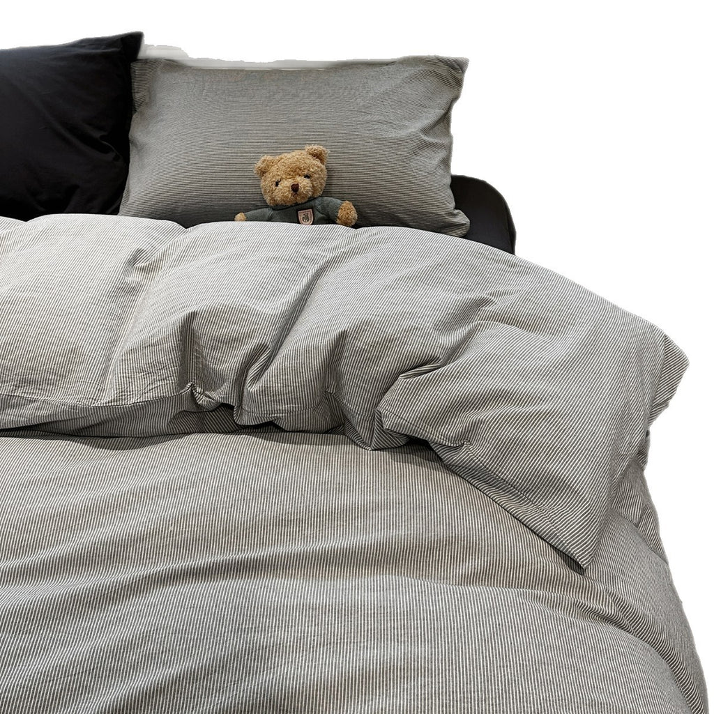 Plaid Cotton Bed Set