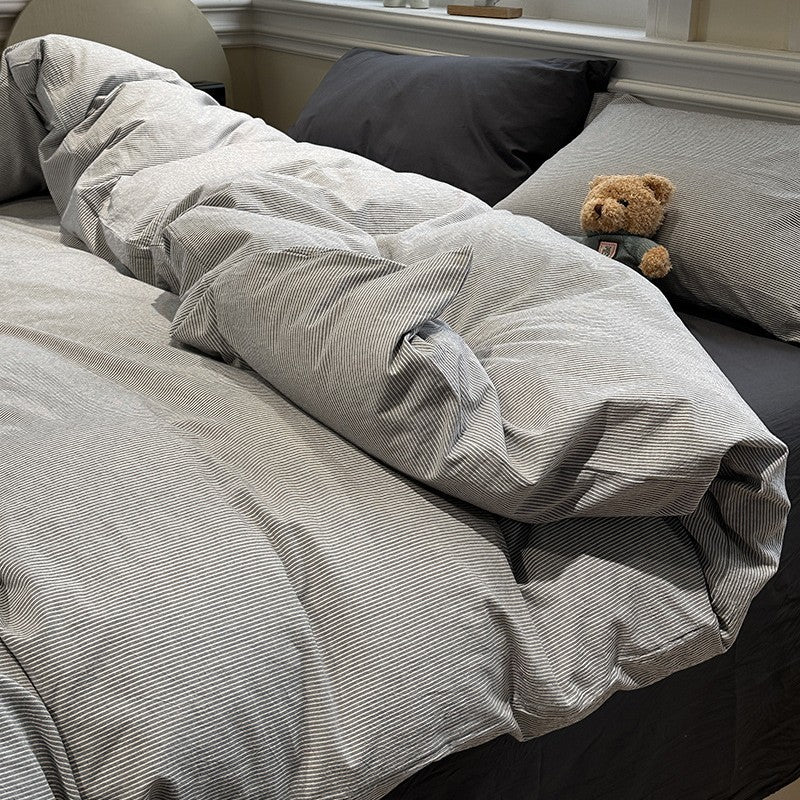 Plaid Cotton Bed Set